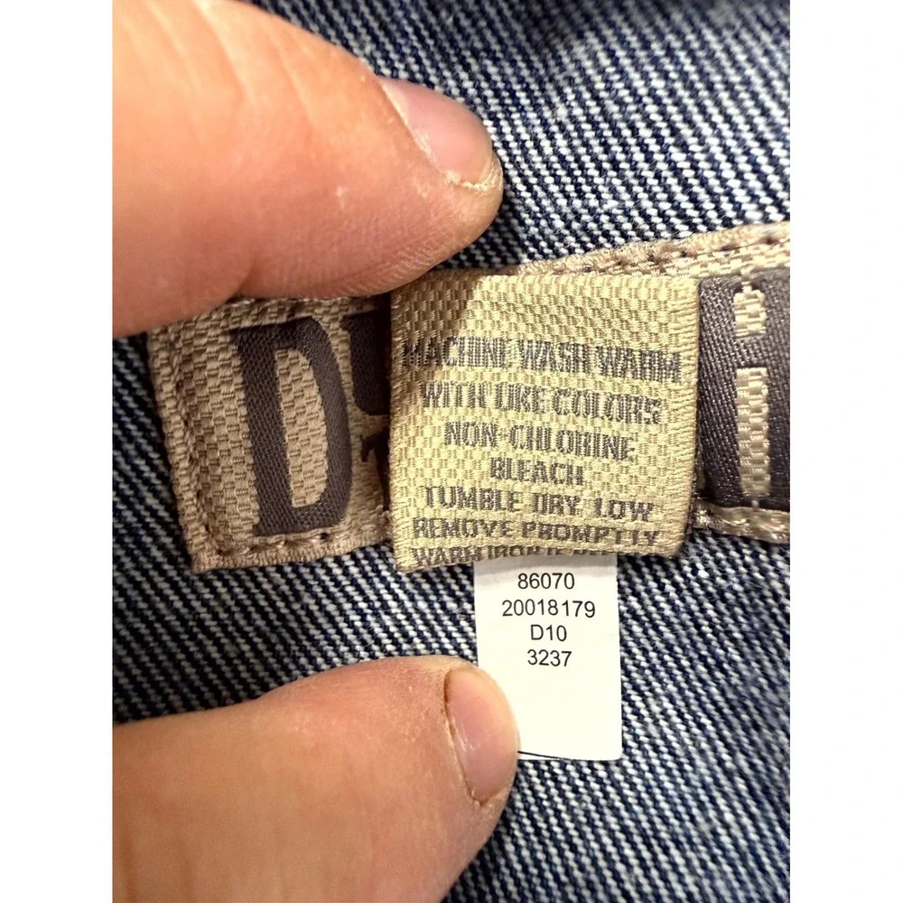 Duluth Ballroom Carpenter Jeans Mens 48x30 Blue Cotton Straight Leg Hammer Loop